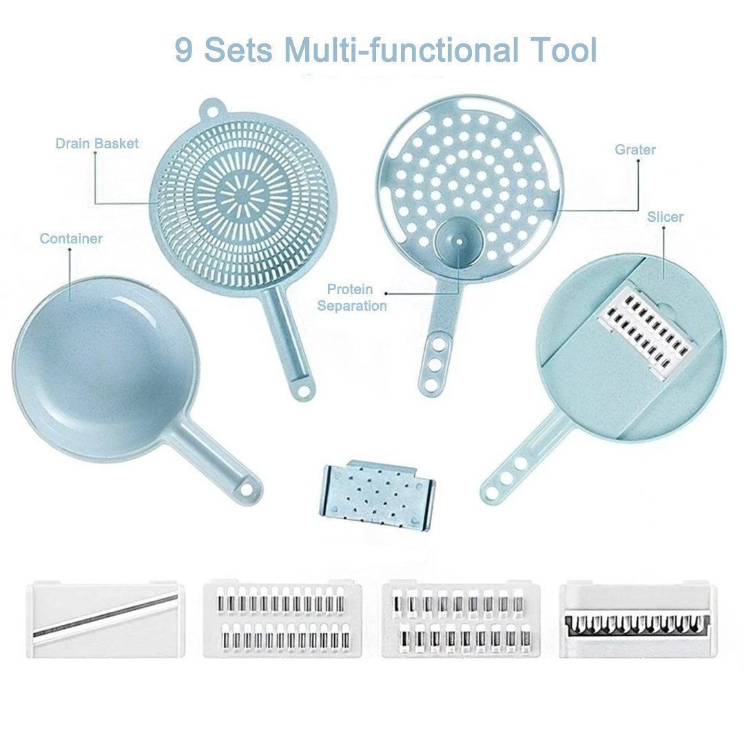 BowLift | 9 Sets Multi-Function Vegetable Slicer