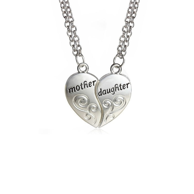 BowLift | Mother and Daughter Heart Necklace