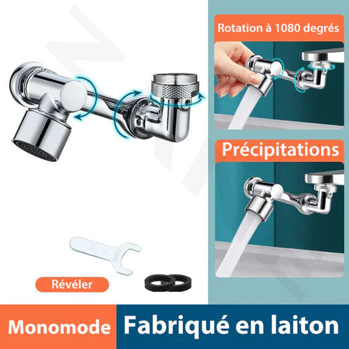 Multifunctional swivel extension faucet | Bowlift