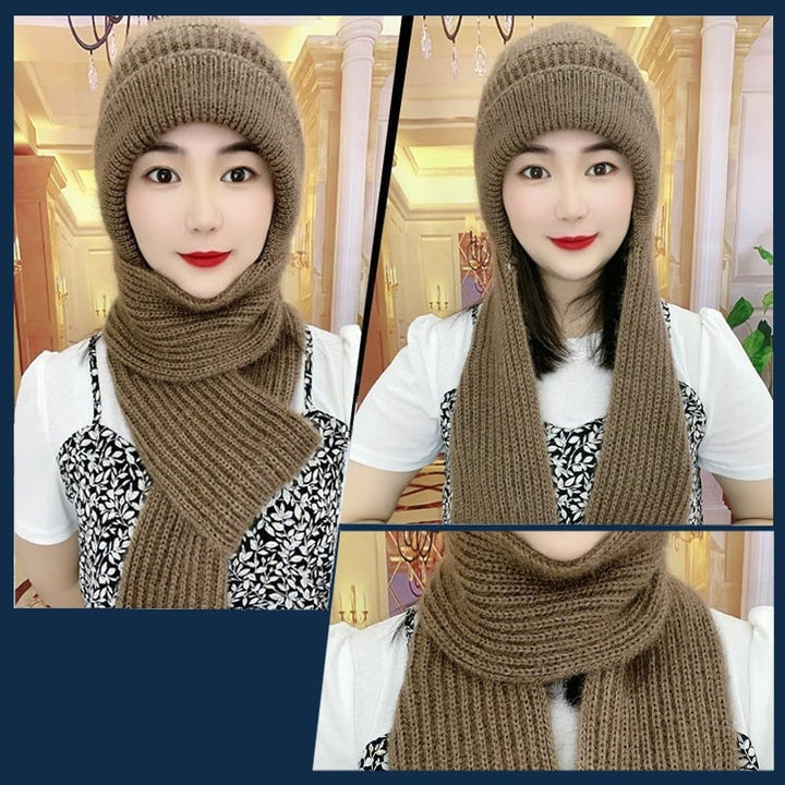 BowLift | Integrated hearing protection windproof hat scarf