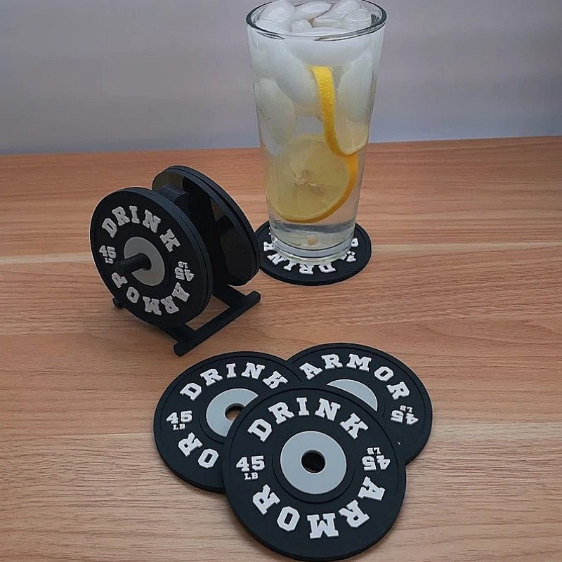Weight Plate Coaster Set of 4 | Bowlift