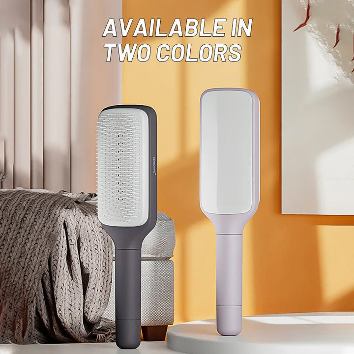BowLift | Self-cleaning anti-static massage comb
