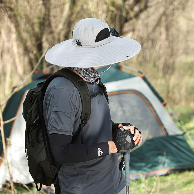 Solar & USB Charging Fan Outdoor Fishing Hat | Bowlift