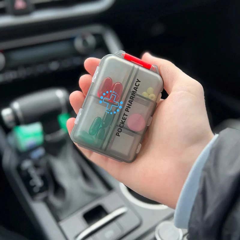 BowLift | Portable Pill Organizer with Labels