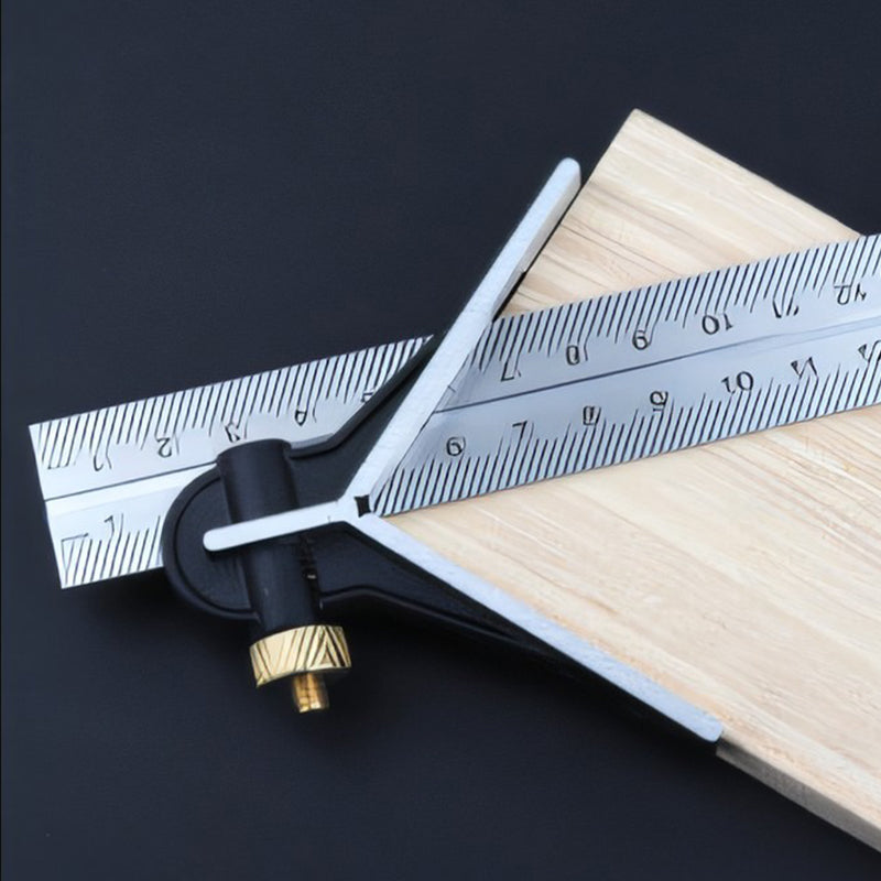 Multifunctional 90-degree and 45-degree angle ruler | Bowlift