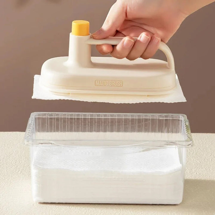 BowLift | Kitchen cleaning brush & interchangeable disposable magic cloth