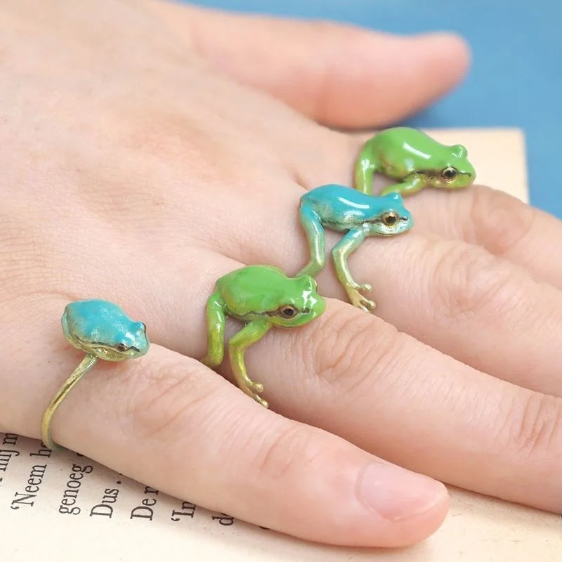 BowLift | Latest-tree Frog Ring Earrings