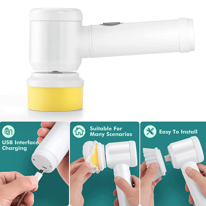 Rechargeable electric cleaning brush Saker | Bowlift