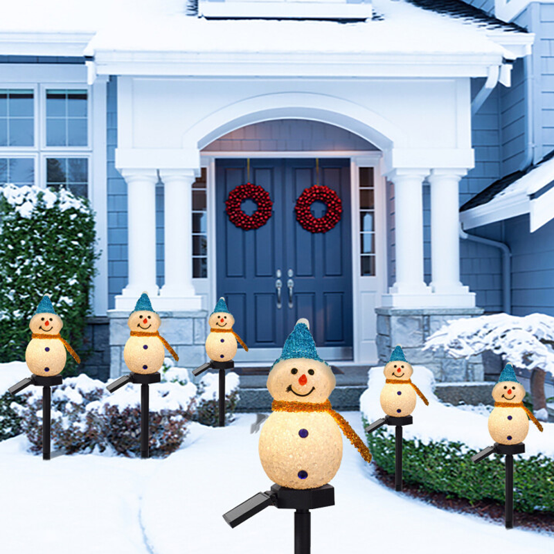 Solar light snowman | Bowlift