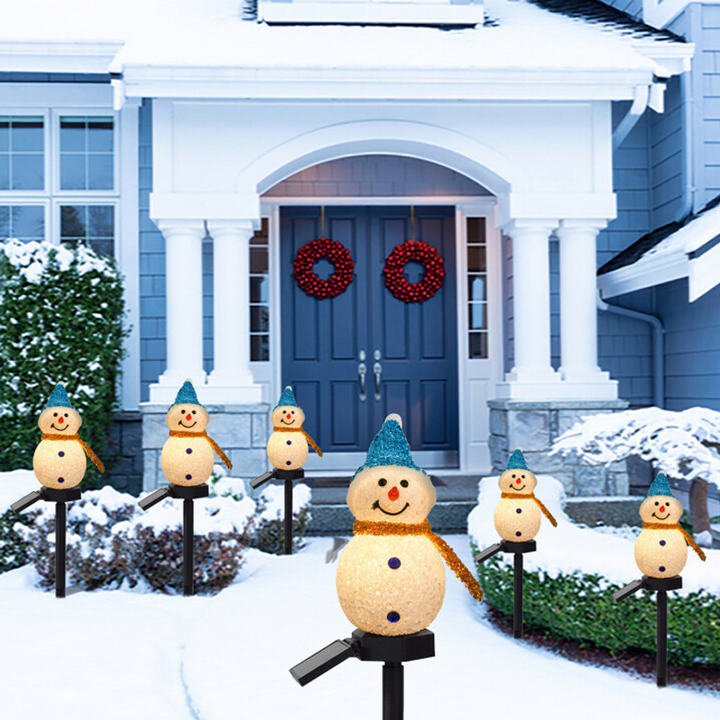 Solar light snowman | Bowlift