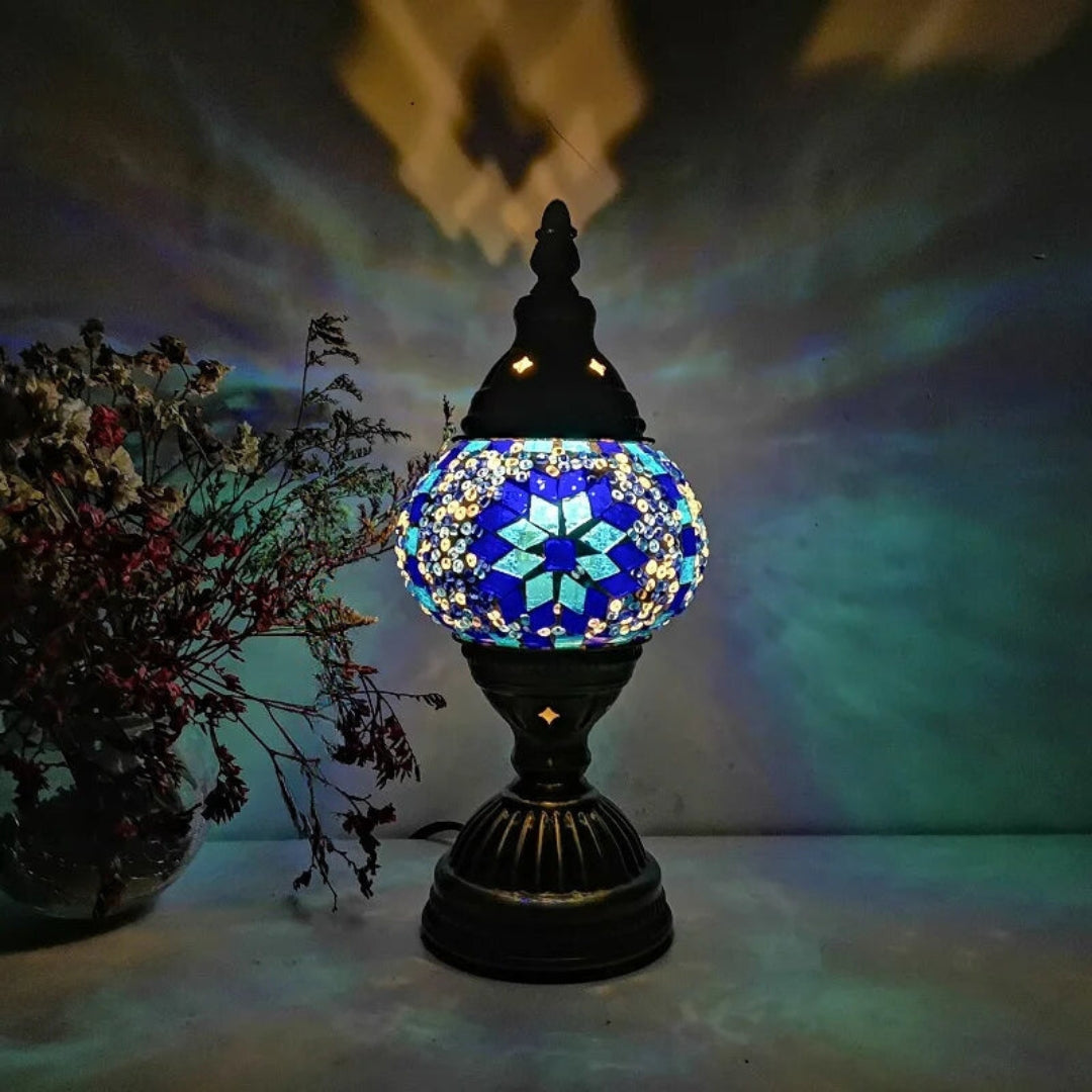 Mosaic Colorful Pattern Table Lamp Bowlift