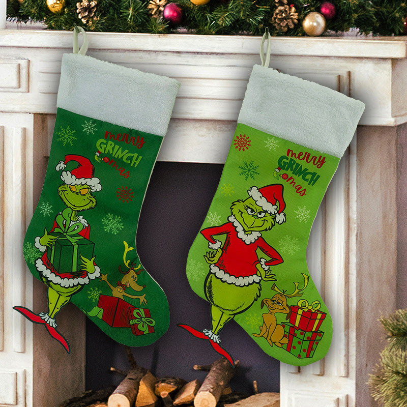 BowLift | Green Christmas Stockings Christmas Decorations