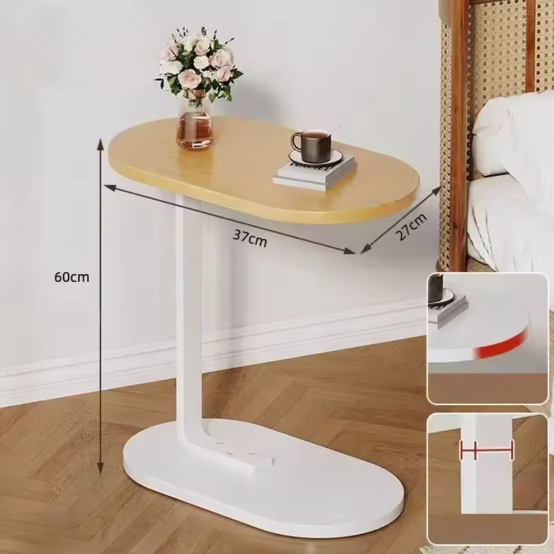 BowLift | C Shaped Side Table Modern Compact and Lightweight Design