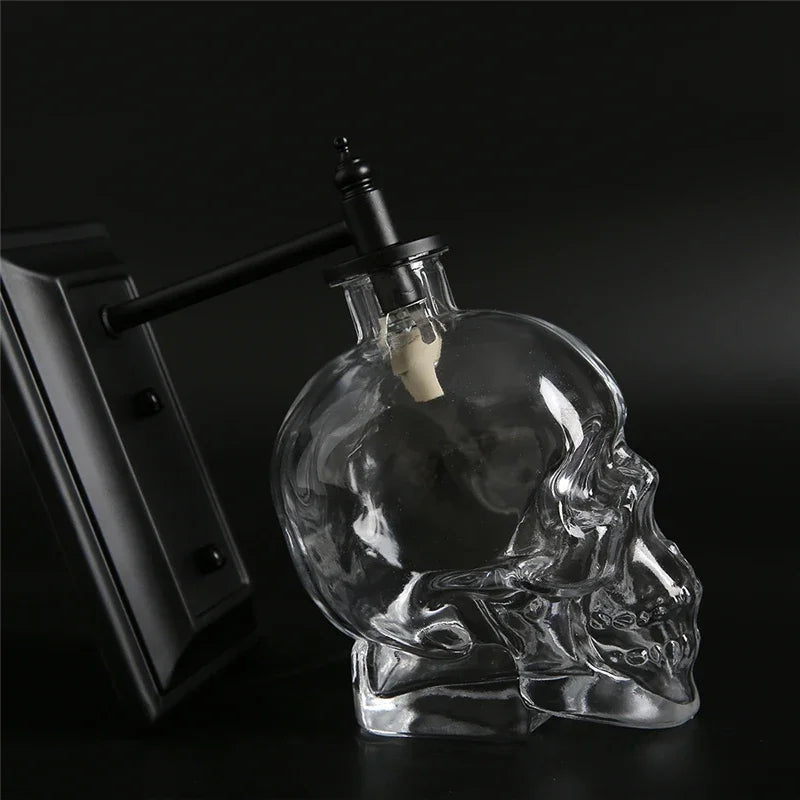 BowLift | Gothic Skull Bottle Retro Wall Lamp