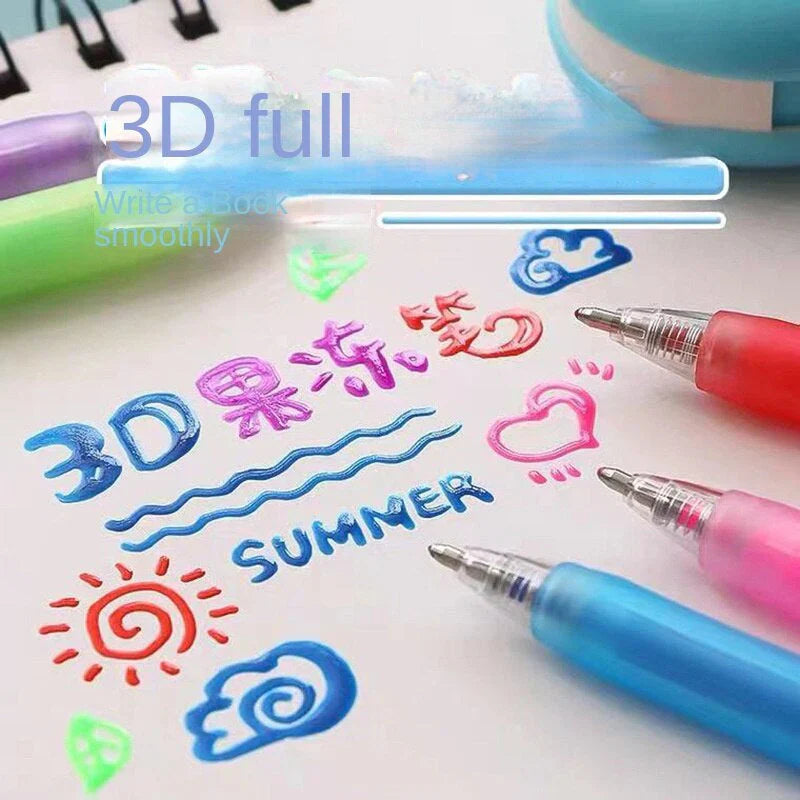 BowLift | Colorful Gel Pen Set for Creative 3D Artworks