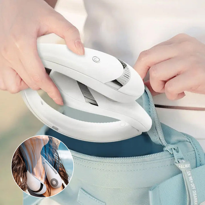 Rechargeable Bladeless Portable Neck Fan | Bowlift