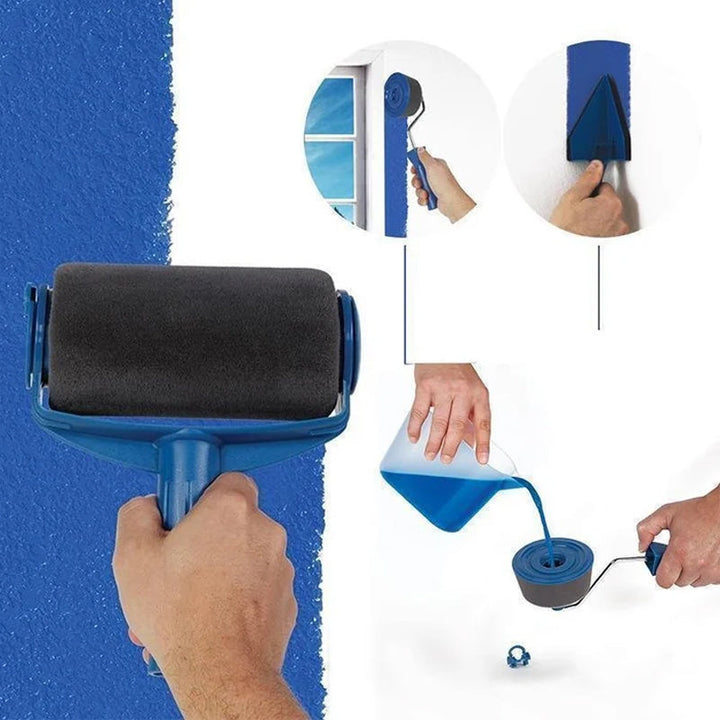 Color roller brush handle tool | Bowlift