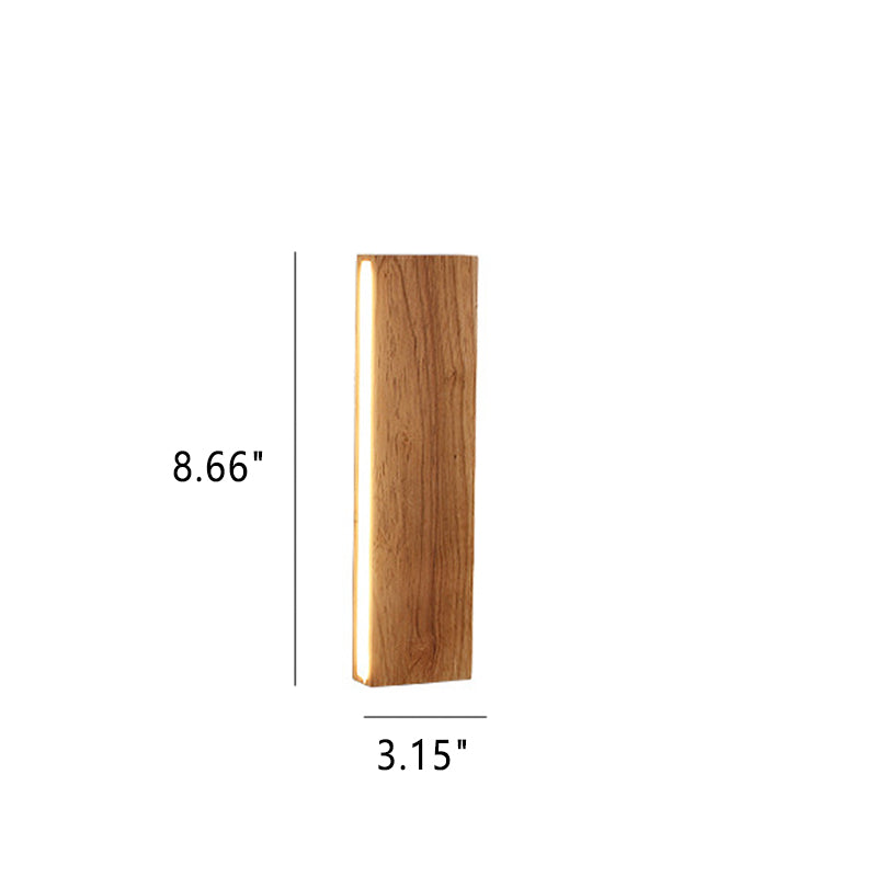 BowLift | OakBeam | Minimalist Solid Wood LED Wall Light