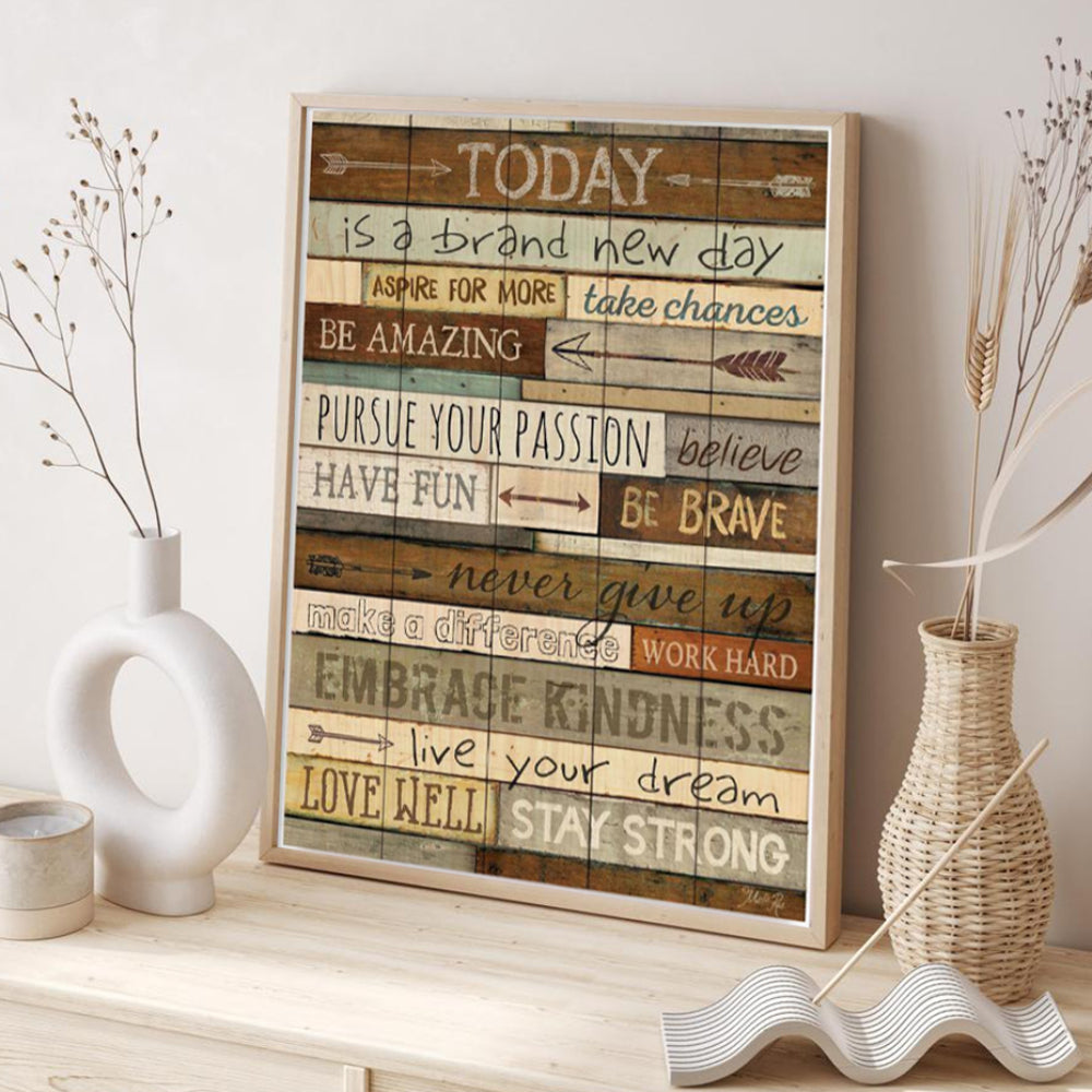 Modern Inspirational Quotes Posters Canvas Painting | Bowlift