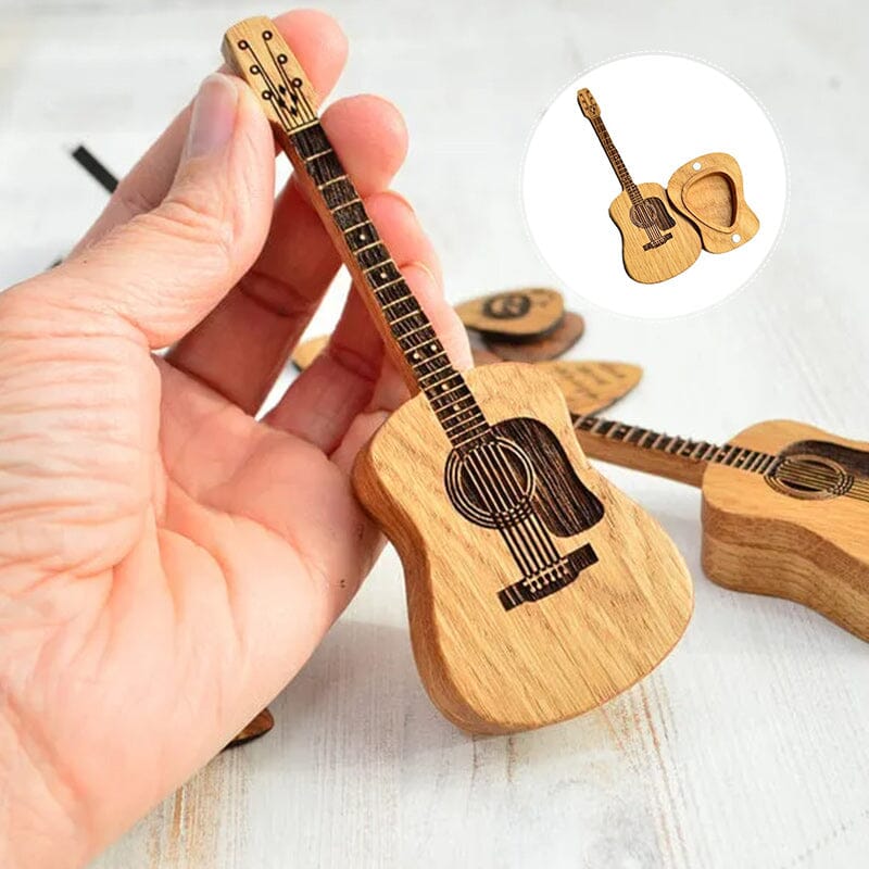 BowLift | Wooden box for acoustic guitar accessories