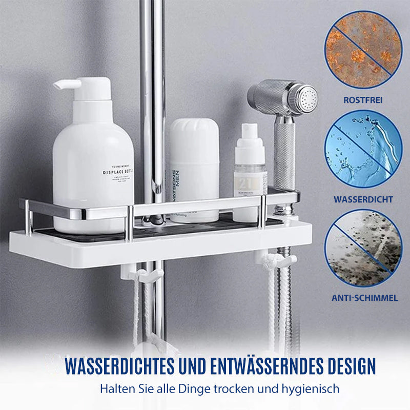 BowLift | Shower rod storage shelf