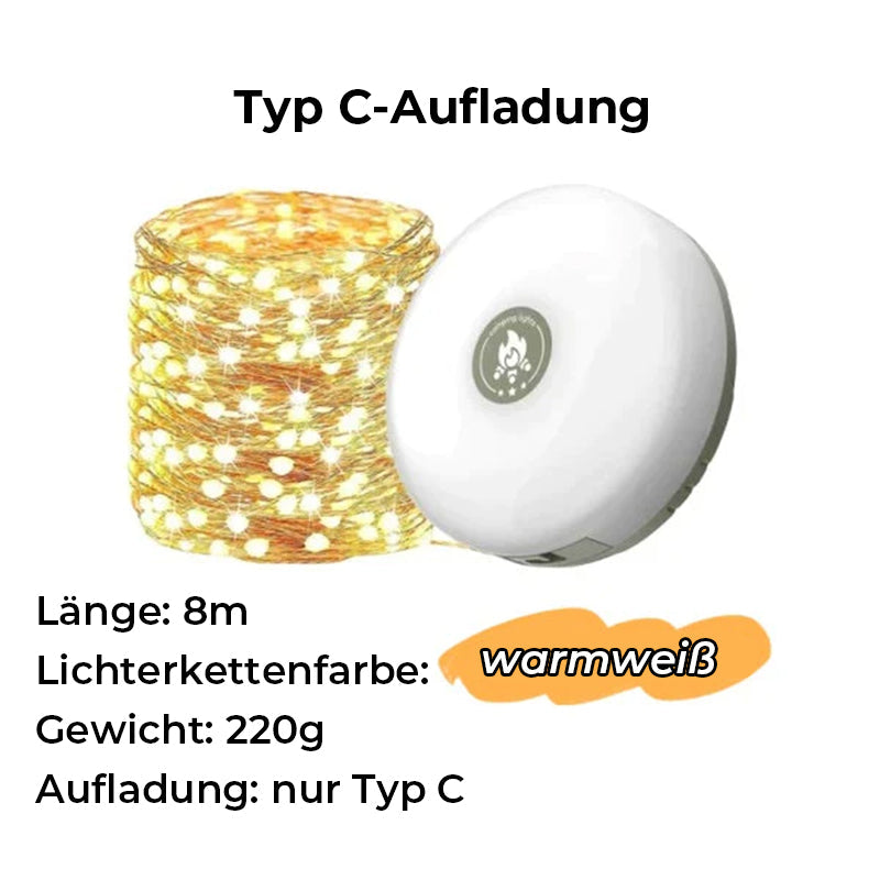 BowLift | Waterproof portable collapsible fairy lights for outdoor use
