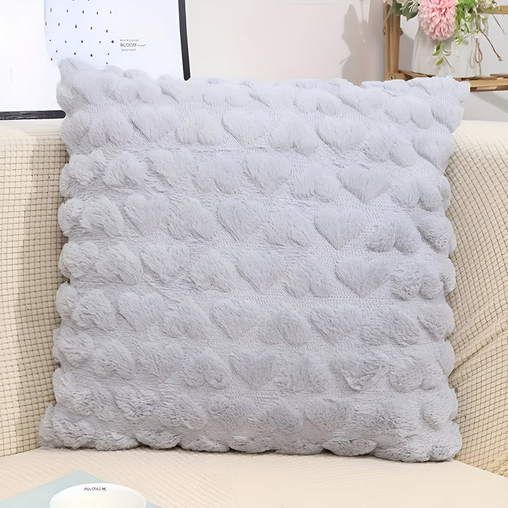 BowLift | Plush Heart Cushion Cover