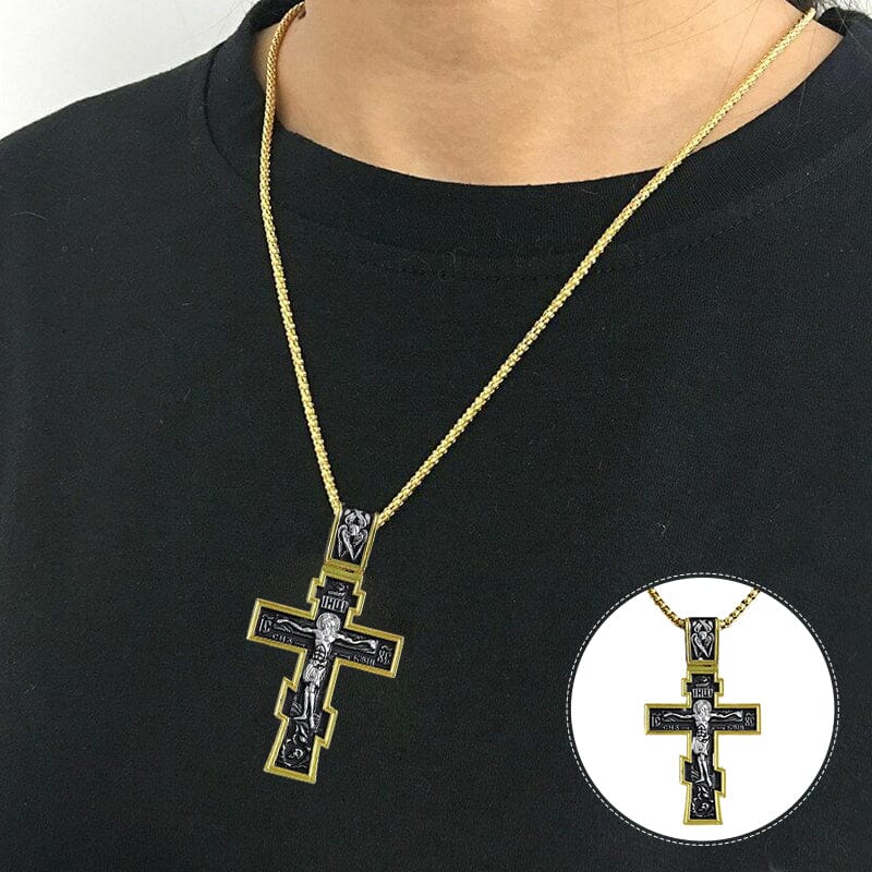 Vintage Cross Necklace Bowlift