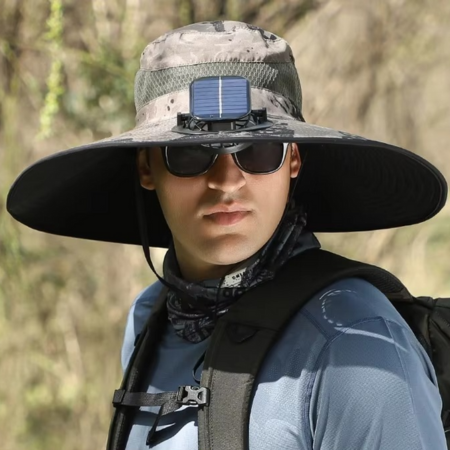 BowLift | Ultimate Outdoor Sun Hat with Rechargeable LED and Wide Brim