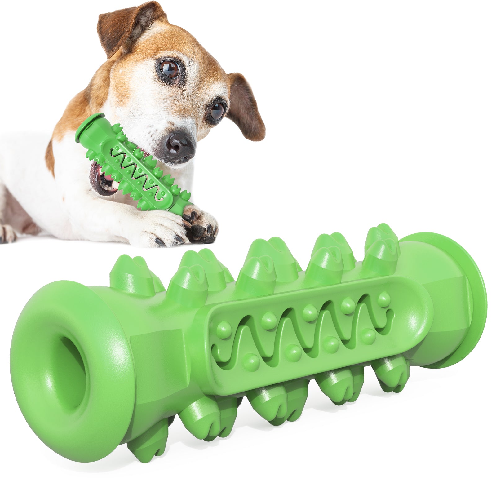 Serrated Dog Toothbrush Chew Toy for Small Dogs