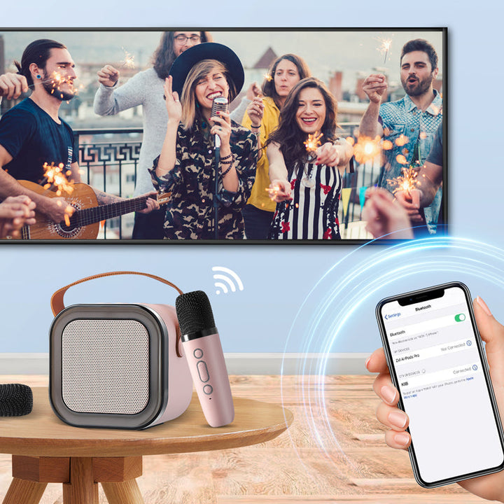 BowLift | Mini Karaoke machine for children with wireless microphones