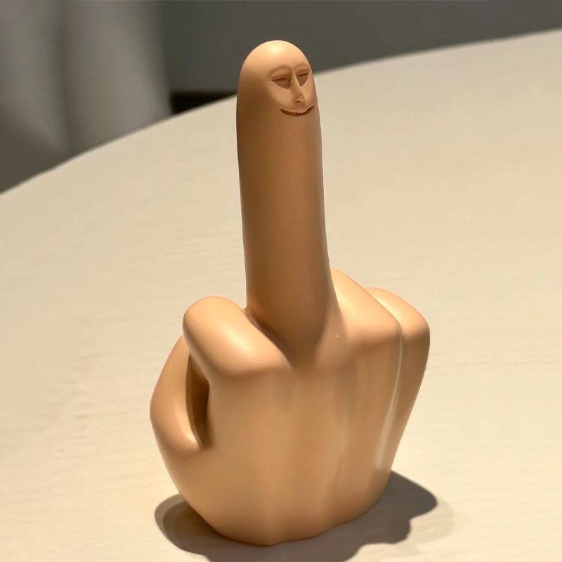 BowLift | Small Blue Middle Finger Ornament