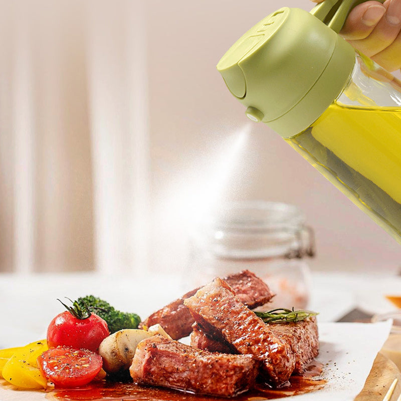 2-in-1 Glass Oil Sprayer and Dispenser | Bowlift