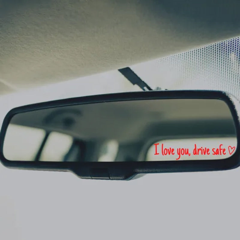 BowLift | I Love You Driving Safe Mirror Sticker