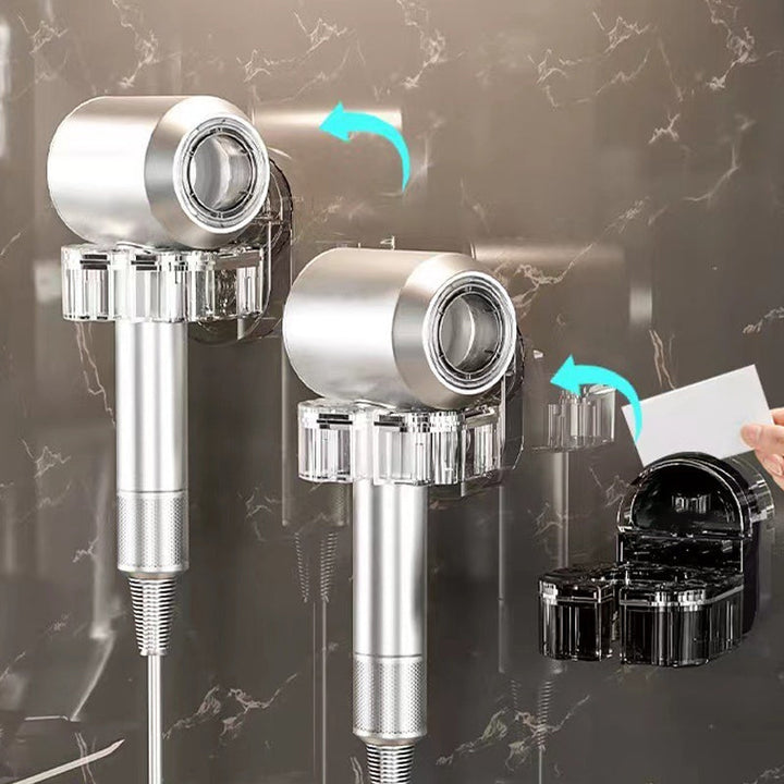 BowLift | Rotating Hair Dryer Holder Without Drilling