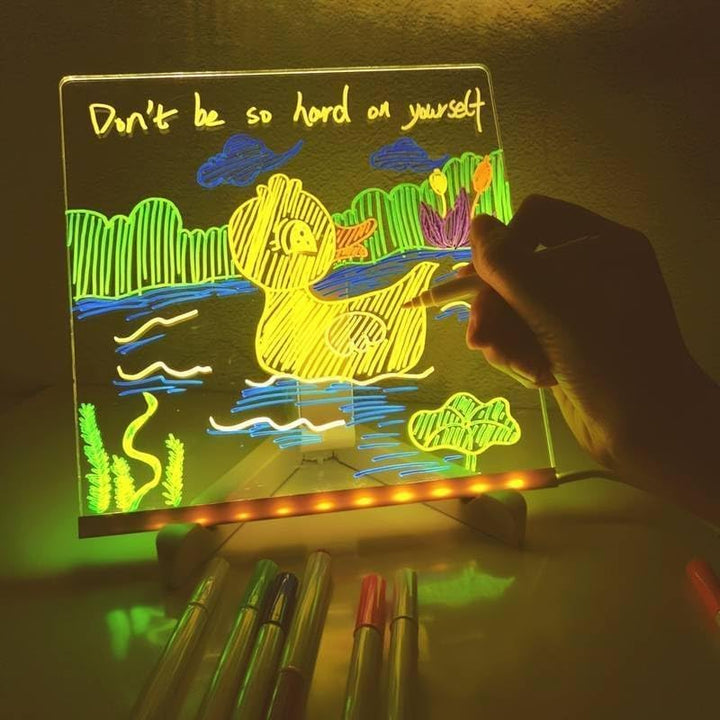 BowLift | LED Notice Board with 7 Colors Pen