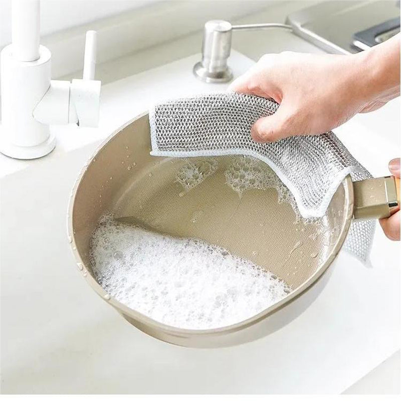 BowLift | Multi-purpose dishwashing cloth made of wire for wet and dry