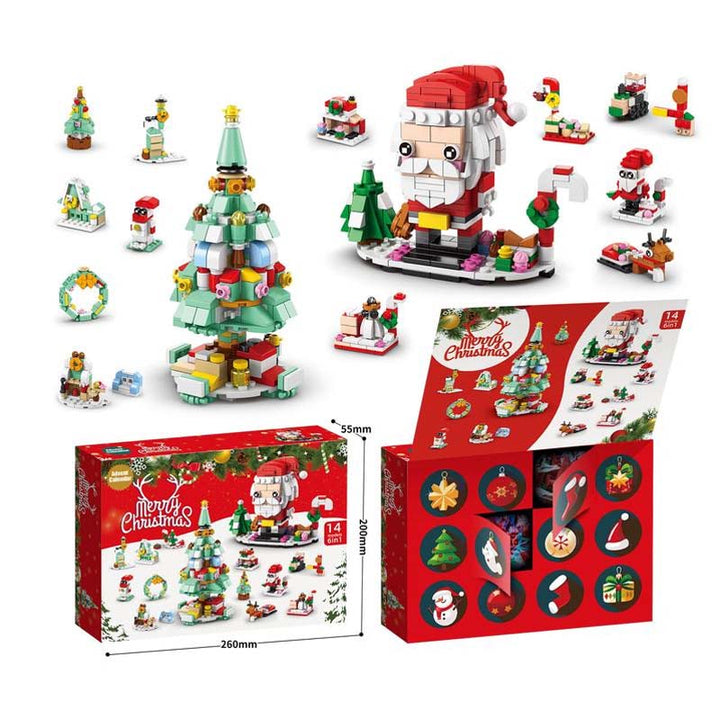 BuildJoy - Festive Building Blocks Advent Calendar Bowlift