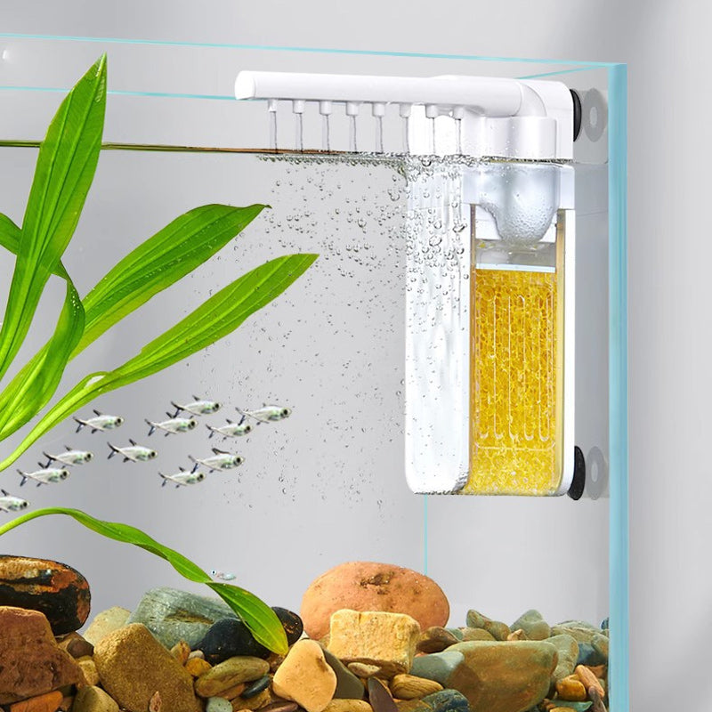 Quiet Fish Tank Aquarium Wall-Mounted Water Filter | Bowlift