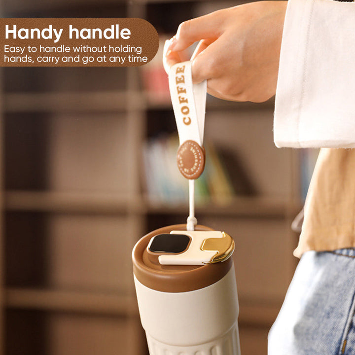 Coffee Thermos With Temperature Display | Bowlift