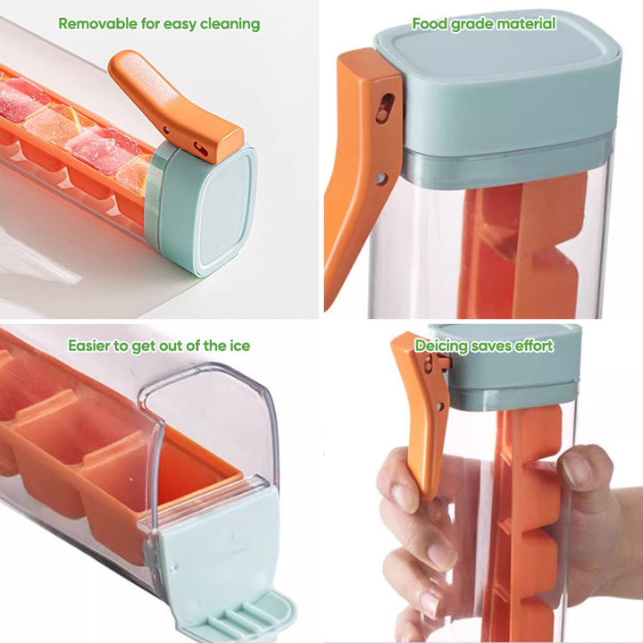 One-Hand Press Ice Tray Ice Tray Mold | Bowlift
