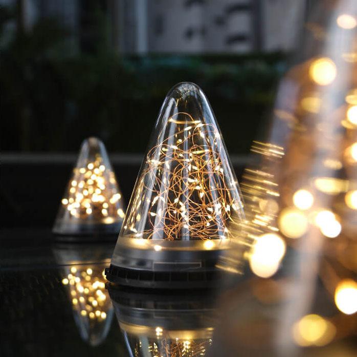 BowLift | Solar Cone Shaped Outdoor Waterproof Decorative Garden Light