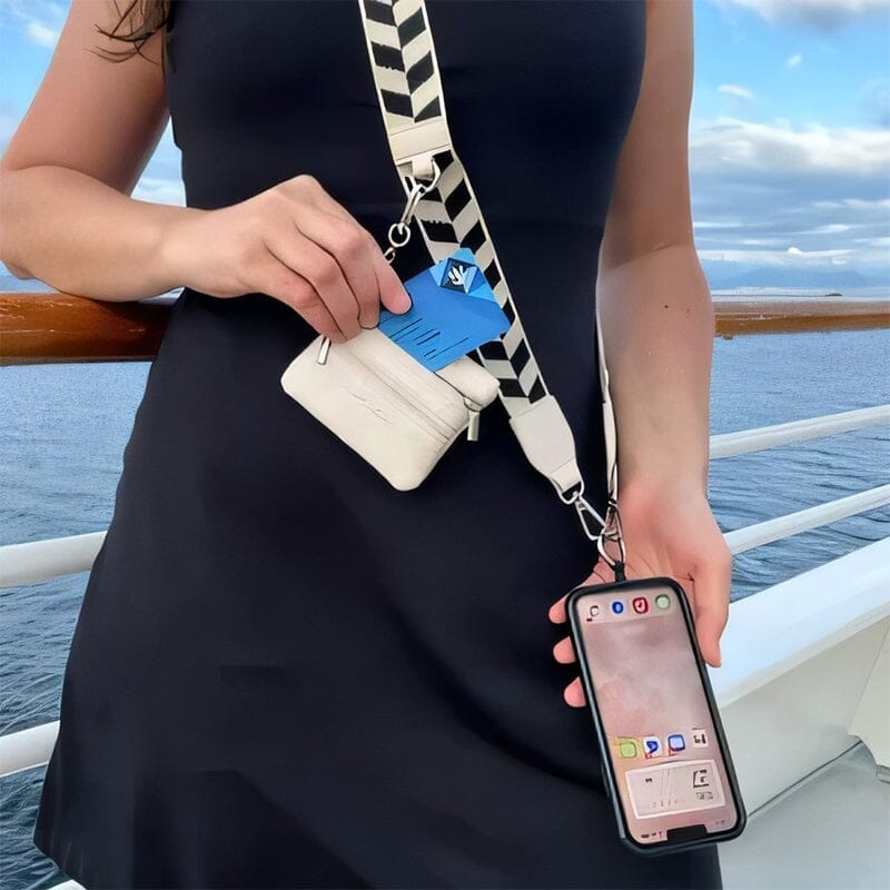 BowLift | Phone Strap with Zippered Pouch