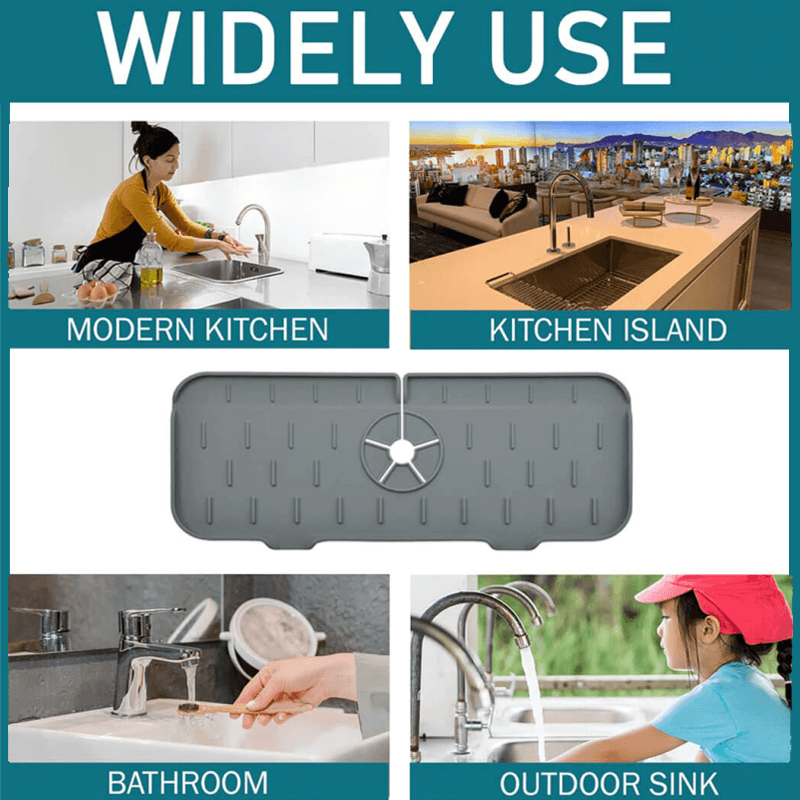 BowLift | Silicone Faucet Handle Drip Catcher Tray