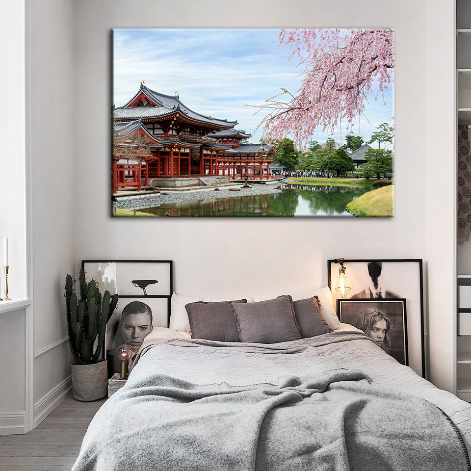 Gorgeous Cherry Blossom - Canvas Wall Art Painting | Bowlift