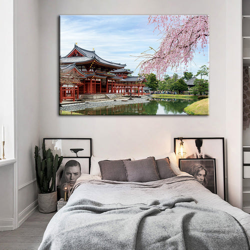 Gorgeous Cherry Blossom - Canvas Wall Art Painting | Bowlift