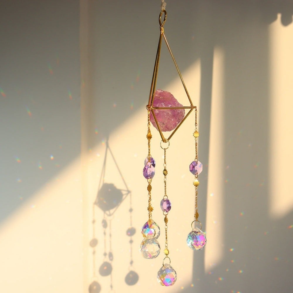 BowLift | LumiChime Crystal Wind Chime | Harmonious Sounds | Garden & Home Decor | Sparkling Design