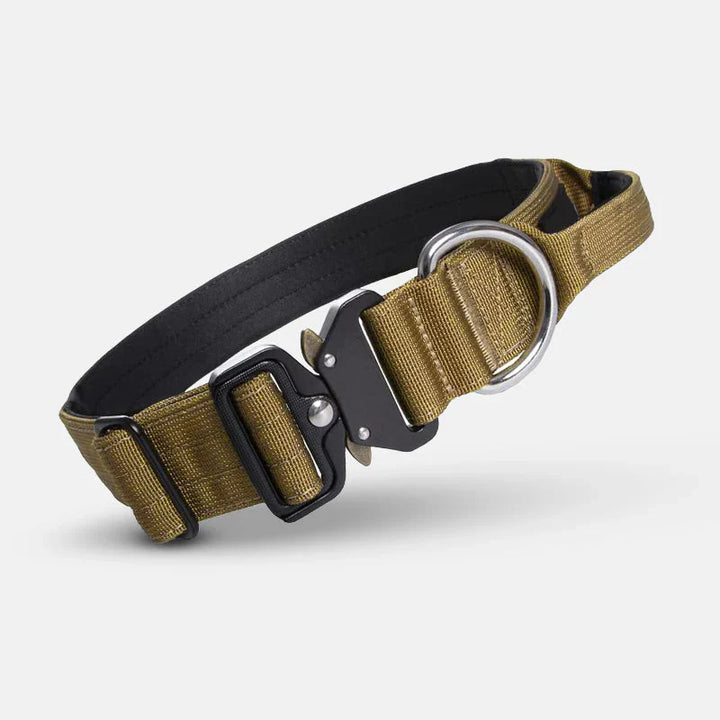 Tactical Dog Collar with Handle – GripMaster Bowlift