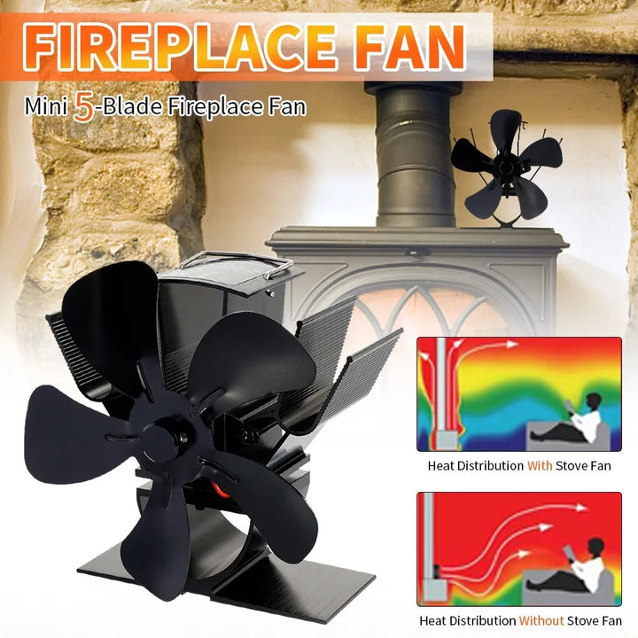 BowLift | Best Wood Burner Stove Fan for Log Burning Fire Stove