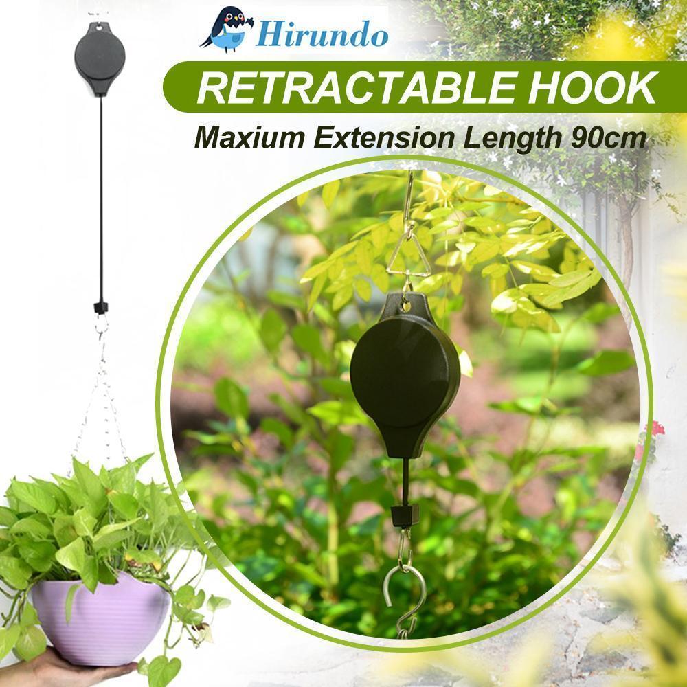 BowLift | Telescopic Hook for Garden Baskets Pots, Birdhouse